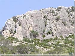 Mallorca. Bjerget, hvor der blev vet klatring
