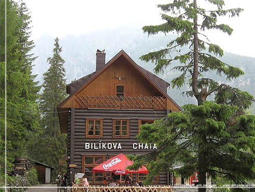 Chata Bilikova. Bjerghytte, refugie, hotel og restaurant - og hyggeligt. God mad