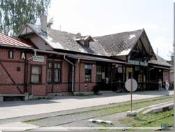 Slovakiet. Stationen i Tatranska Lomnica [Klik for et strre billede]