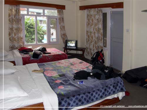 Nepal. Pokhara  Lake Side. Vores vrelse p Hotel Tropicana, hvor vi boede 12 ntter [copyright: erikpetersen.dk]