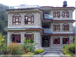 Nepal. Hotel Paradise i Galeshwar [Klik for et strre billede]
