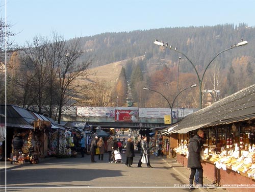Det store marked i den nordlige del af Zakopane