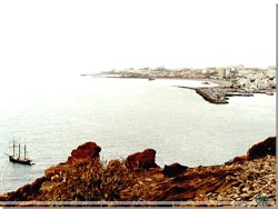 Tenerife. Udsyn over Los Christianos fra Guaza klippen