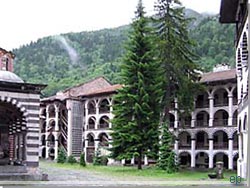 Bulgarien. Det imponerende kloster i Rila bjergene