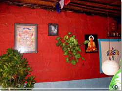 Nepal. Foto fra en lille familiedrevet restaurant i Phokara [Klik for et strre billede]
