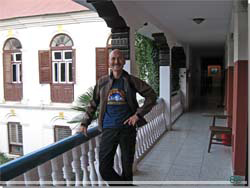 Nepal. Kathmandu. Webmaster i Kathmandu Guest House [Klik for et strre billede]